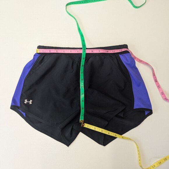 Under Armour Size Small Black and Purple Running Shorts - Picture 15 of 15